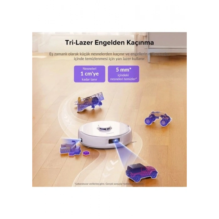 Narwal Freo X Ultra Akıllı Robot Süpürge Beyaz,8.200PA Emiş Gücü