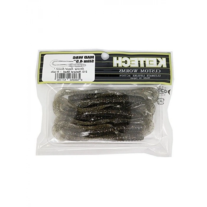 Natural Shad Renkli 4.5 Suni Yem, Balık Avı için Uygun