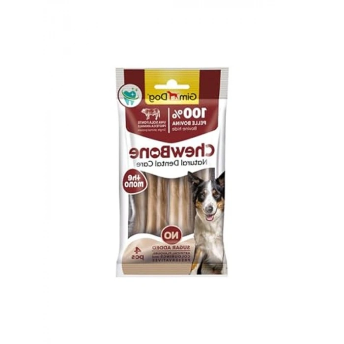 Naturel Çiğneme Kemiği, Chew Bones Press, 80 Gr, 4lü Paket