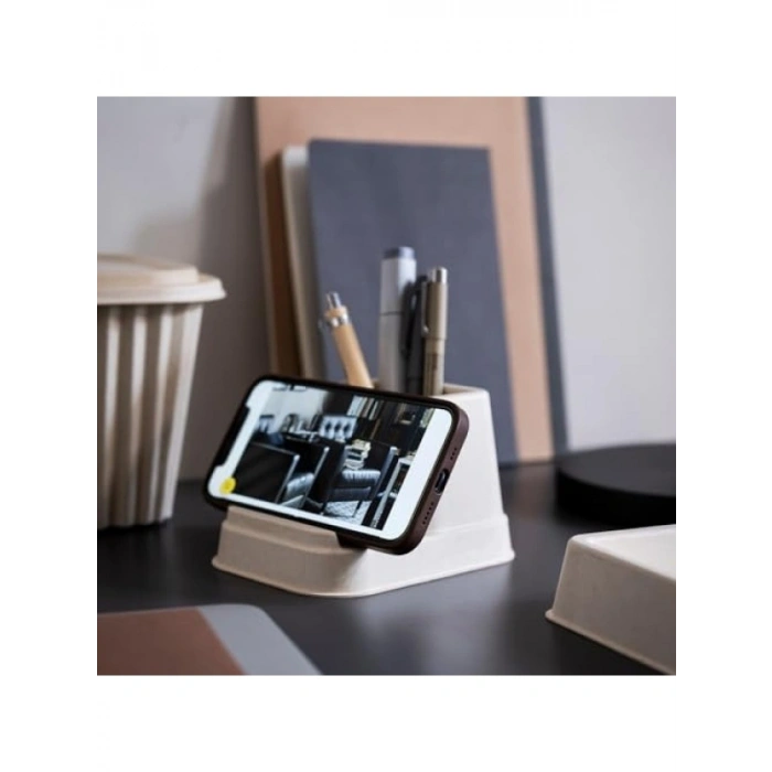 Natürel Renkli Telefon/Tablet Standı - 14x8x10 cm