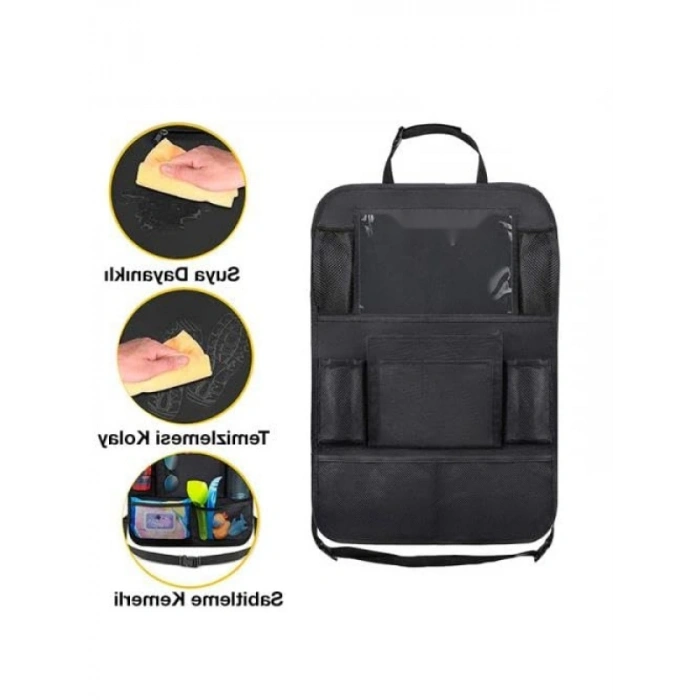 Naylon 8 Bölmeli Araç Koltuk Arkası Organizer