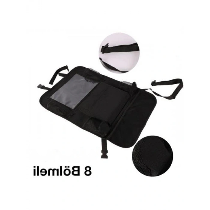 Naylon 8 Bölmeli Araç Koltuk Arkası Organizer