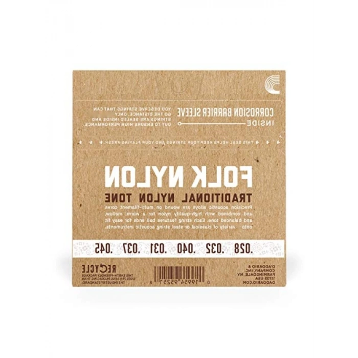 Naylon Çekirdekli Klasik Gitar Telleri - Top Uçlu