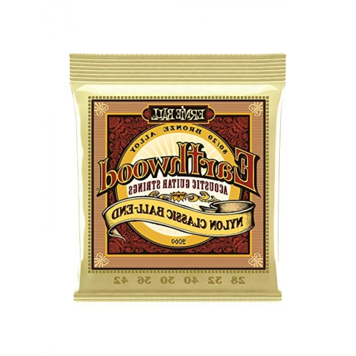 Naylon Kaplamalı 80/20 Bronz Akustik Gitar Telleri, Ölçü 28-42