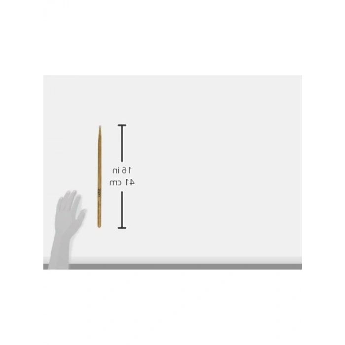 Naylon Uçlu Hickory 7A Baget, 12 Çift