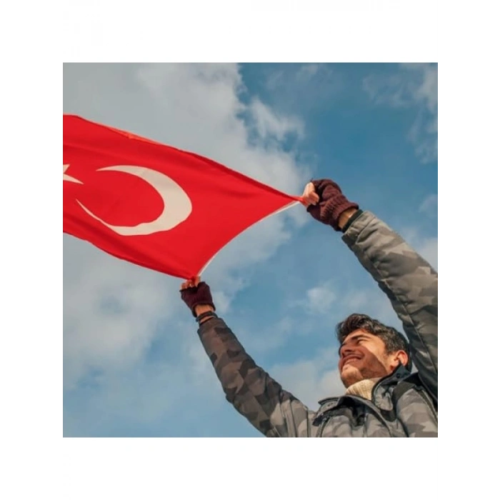 Nefes Alabilir Türk Bayrağı - 70x105 cm, UV ve Solmaya Dayanıklı