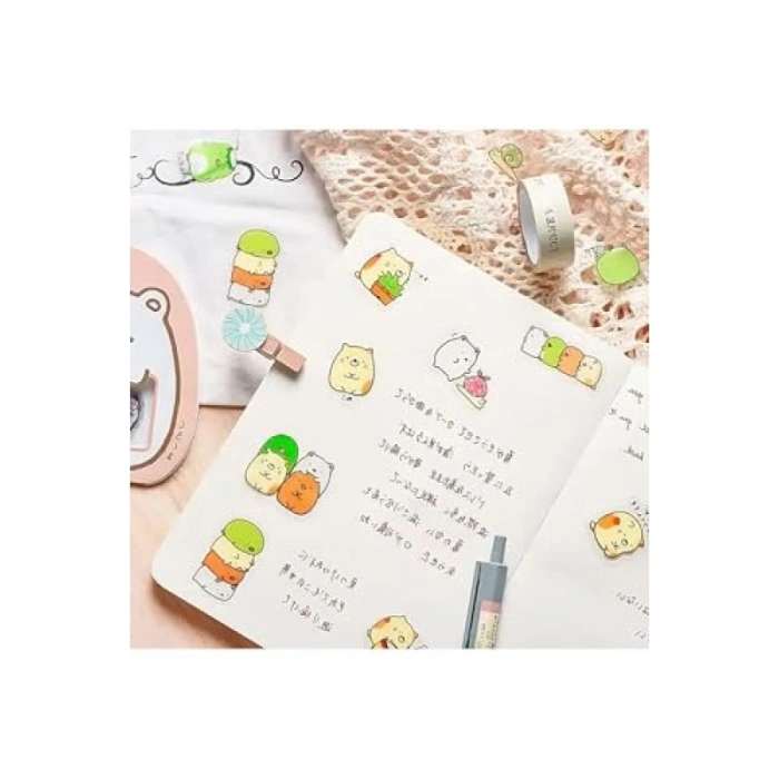 Neko Temalı 50 Adet Sticker Seti - Sumikko Gurashi