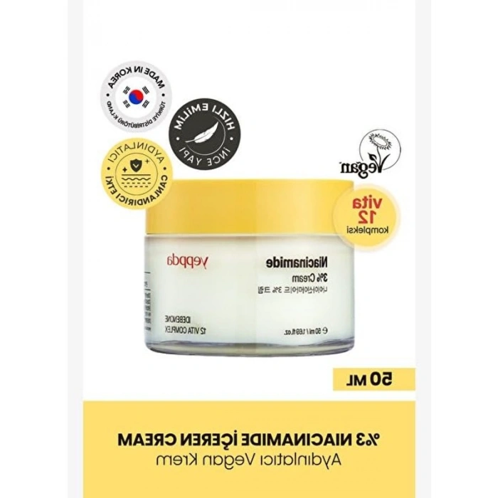 Nemlendirici Krem 50 ml, Üç Oranında Niacinamide İçerir