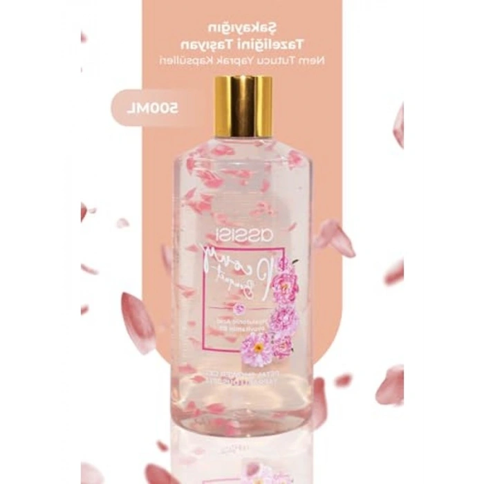Nemlendirici Yapraklı Duş Jeli, 500 ml, Hyaluronik Asit ile Zengin