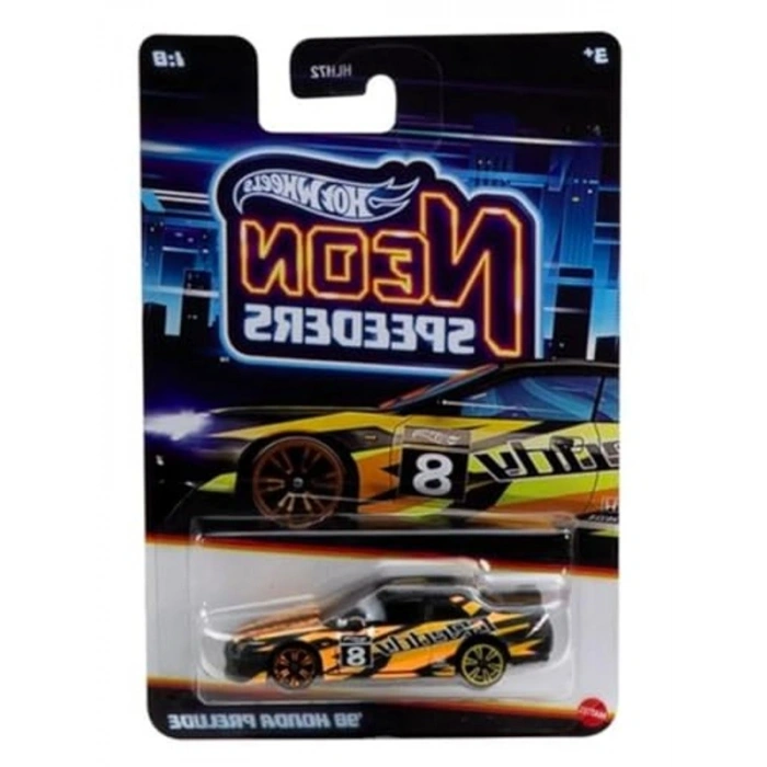 Neon Renkli 98 HONDA PRELUDE Hot Wheels Yarış Arabası