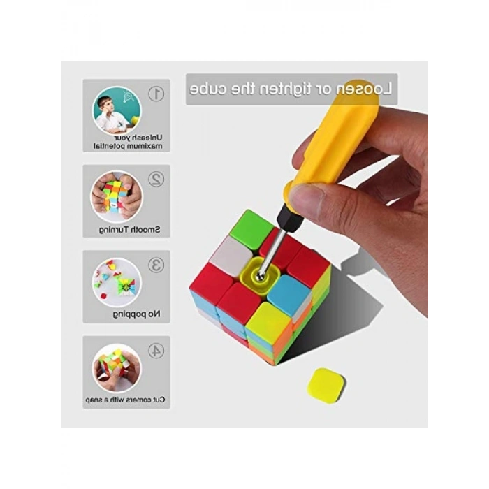 Neon Renkli Zeka Sabır Küpü - 3x3x3