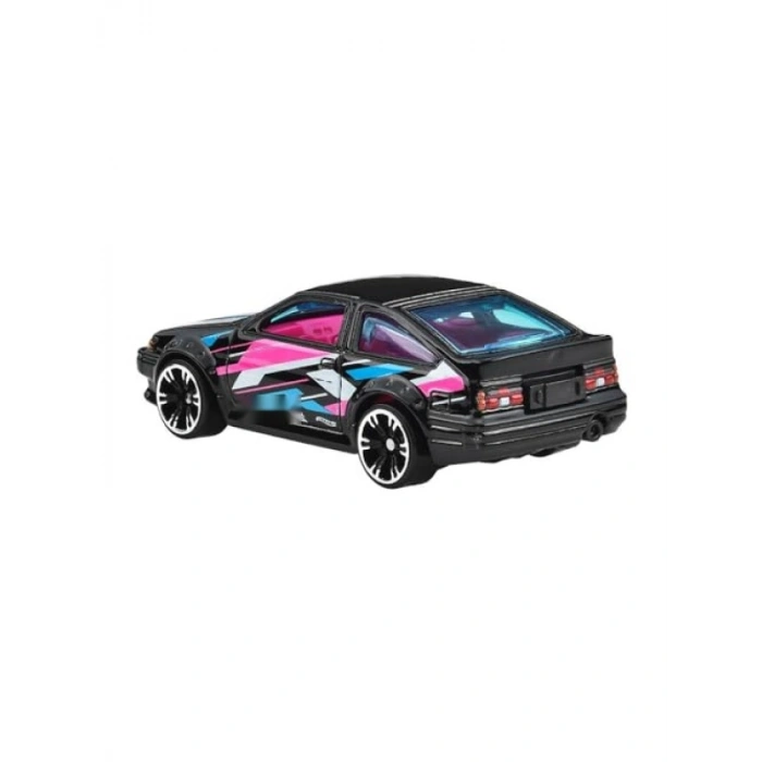 Neon Temalı Yarış Aracı - 1:64 Ölçekte TOYOTA AE-86 COROLLA