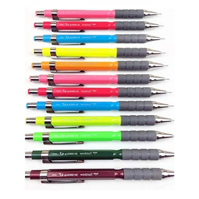 Neon Yeşil Renkli 0.7 mm Grip Mekanik Kurşun Kalem