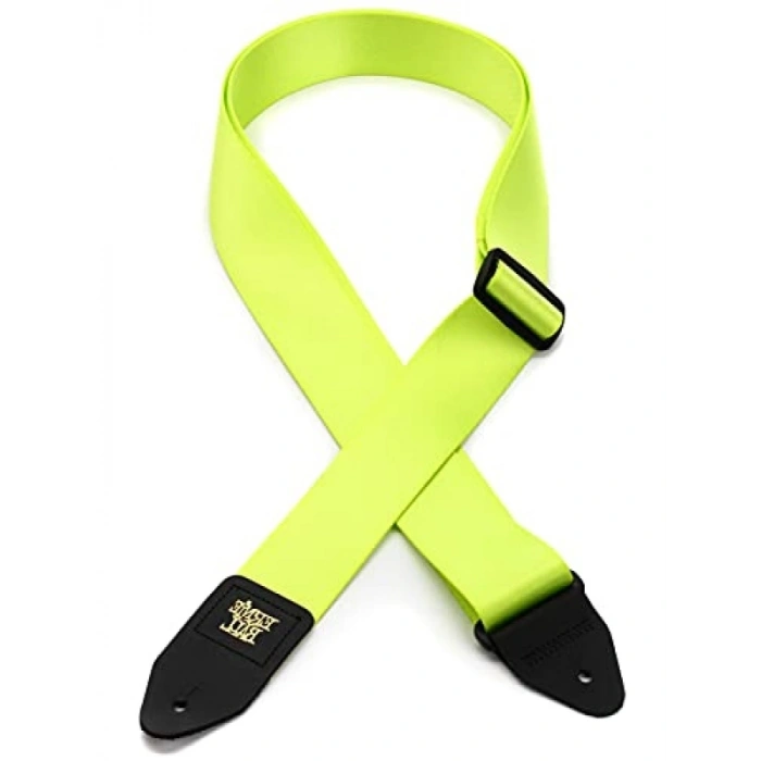 Neon Yeşil Renkli Ayarlanabilir Gitar Askısı