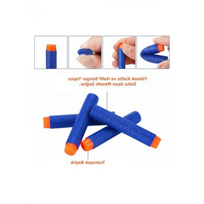 Nerf Soft Bullet Yedek Mermi Seti, 20 Adet Sünger Mermi