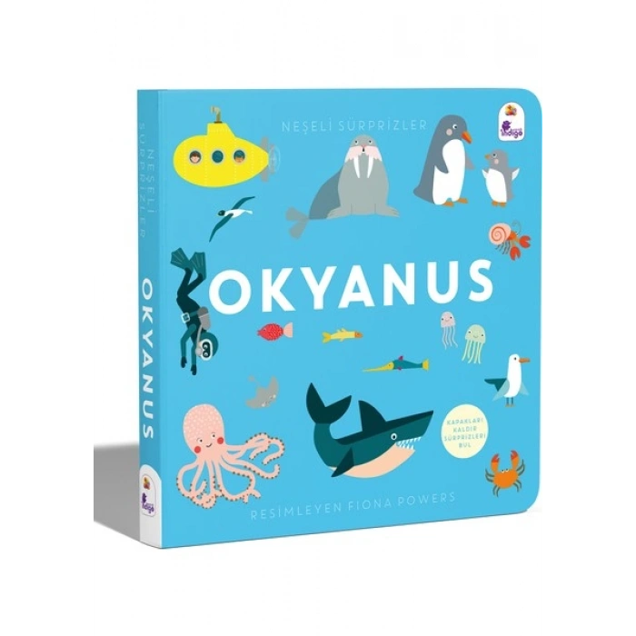 Neşeli Sürprizler: Okyanus (Pop-Up Kitap)