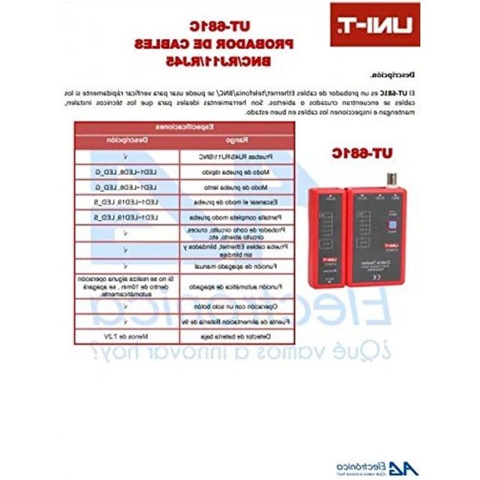 Network Kablo Test Cihazı, UT681C ile Kabloları Kontrol Edin