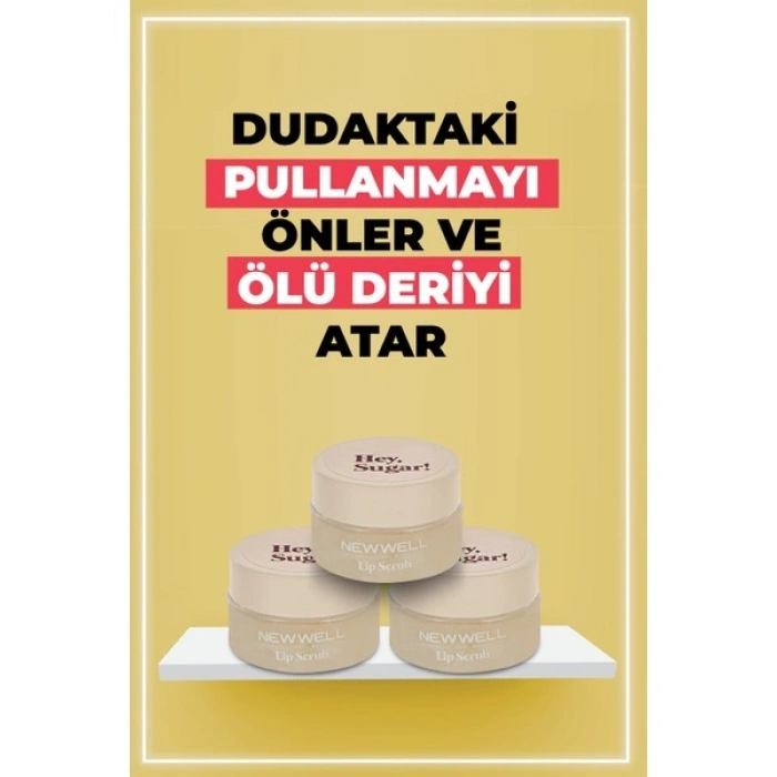 New Well Hey Sugar - Hindistan Ceviz Aromalı Dudak Peelingi 20 gr