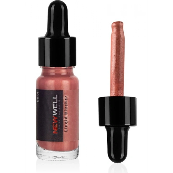 New Well Sıvı Allık Pembe Kremsi Doku Sedefli Bitiş