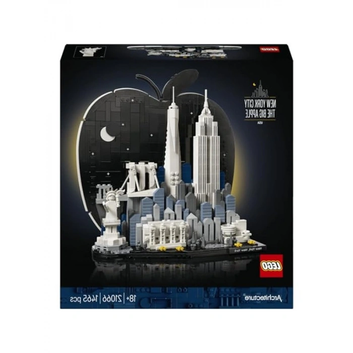 New York City Model Seti, 1465 Parça ile Yetişkinler için Eğlenceli Hediye
