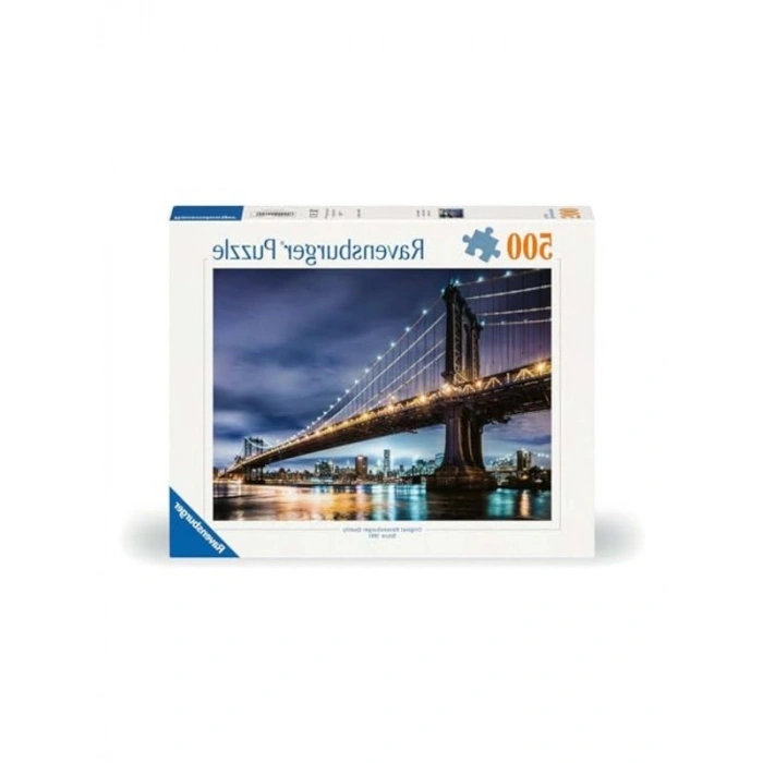 New York Temalı 500 Parça Puzzle, Eğlenceli Yapboz Seti