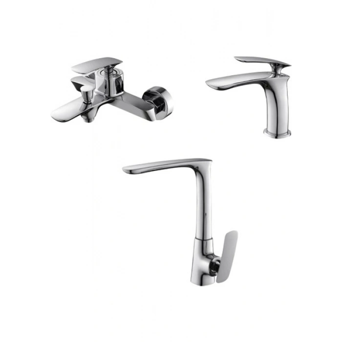 Newarc Slim Banyo Lavabo Evye Batarya Set 121511-121521-121531