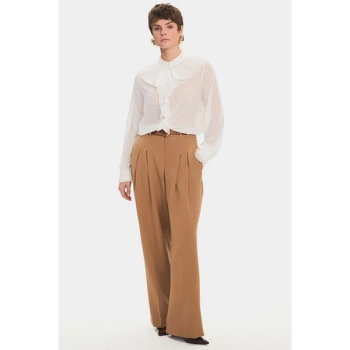 NG Style Flok Baskılı Bluz