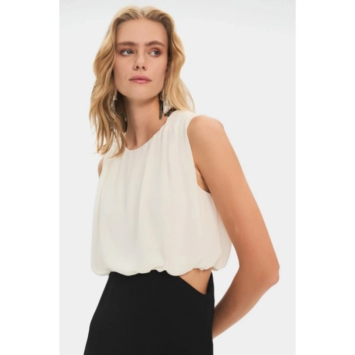 NG Style Kadın Pencere Detaylı Elbise
