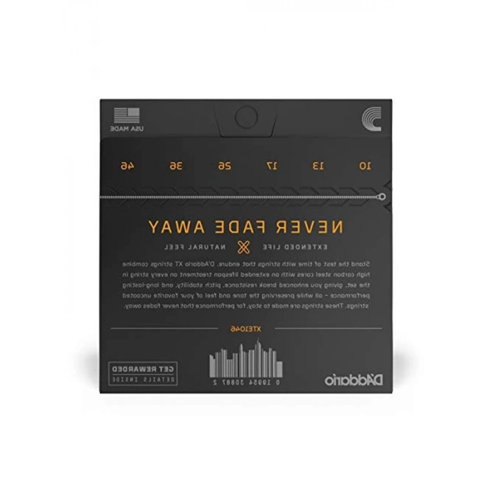 Nikel Kaplama 10-46 Ölçüsünde Elektro Gitar Telleri