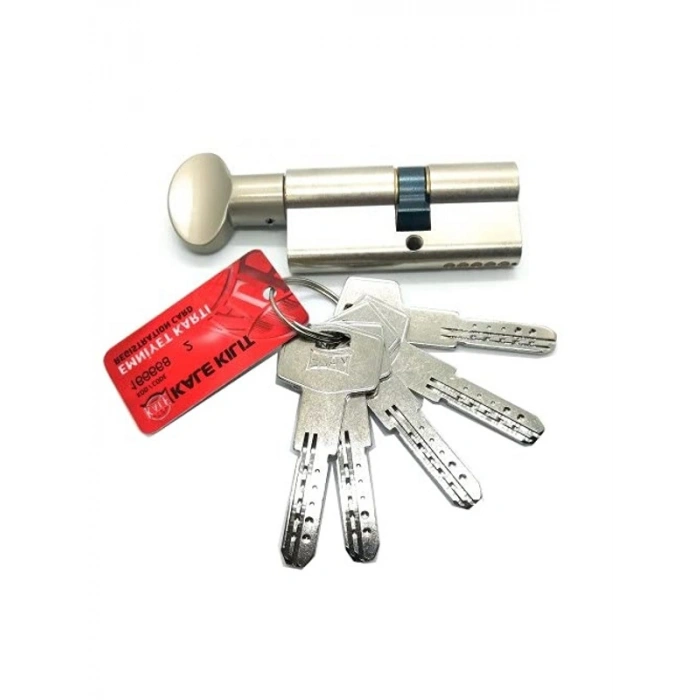 Nikel Kaplama 68 mm Emniyet Kartlı Bilyalı Silindir Göbeği