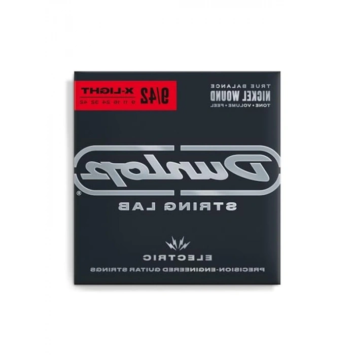 Nikel kaplama elektro gitar teli, 9-42 ölçü, orta sertlik