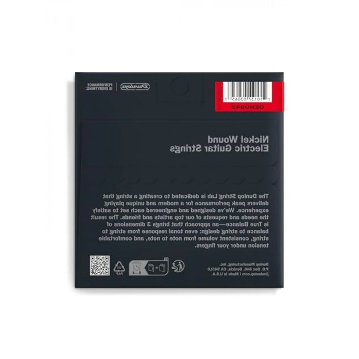 Nikel kaplama elektro gitar teli, 9-42 ölçü, orta sertlik