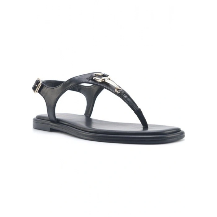 Nine West OPHELIA 5FX Siyah Kadın Düz Sandalet