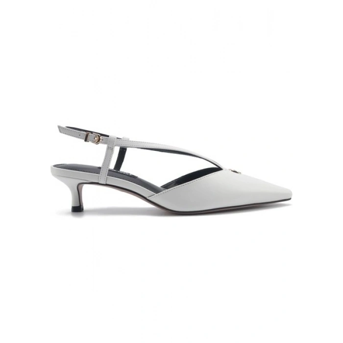 Nine West ORVA2 5FX Beyaz Kadın Topuklu Ayakkabı