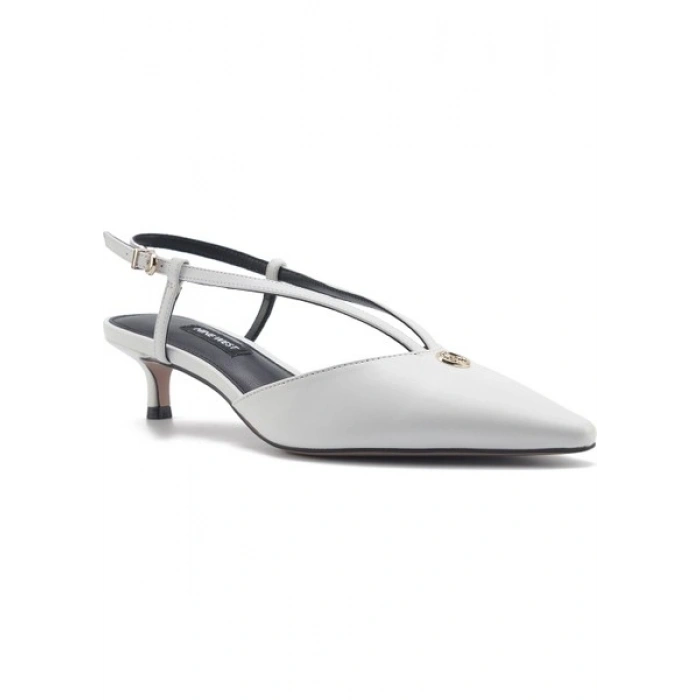 Nine West ORVA2 5FX Beyaz Kadın Topuklu Ayakkabı