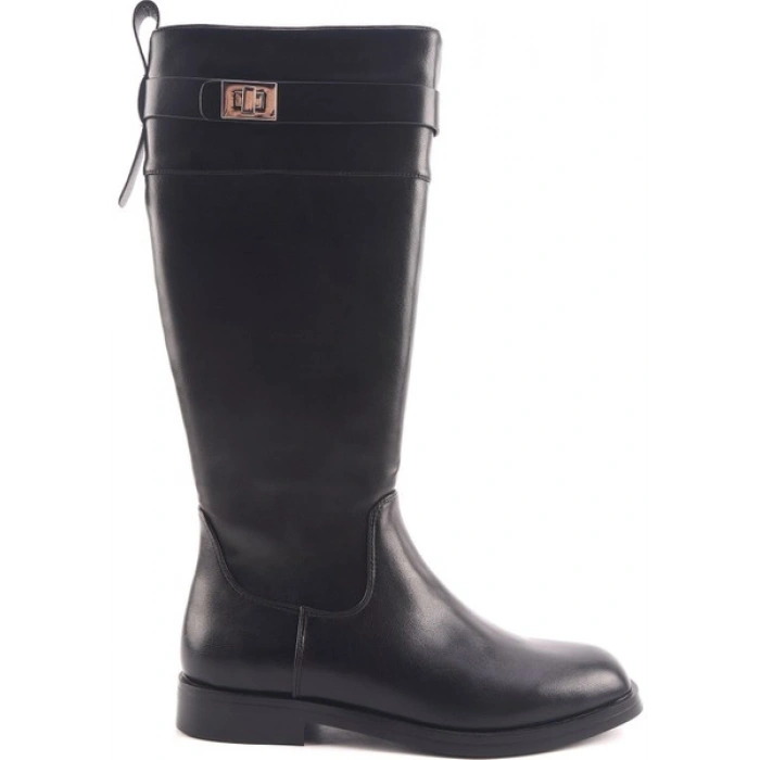Nine West VARE 4PR Siyah Kadın Düz Çizme