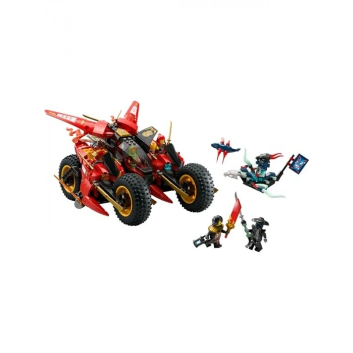 Ninja Savaş Aracı Seti: 561 Parça ile 2 Motosiklet ve 6 Minifigür