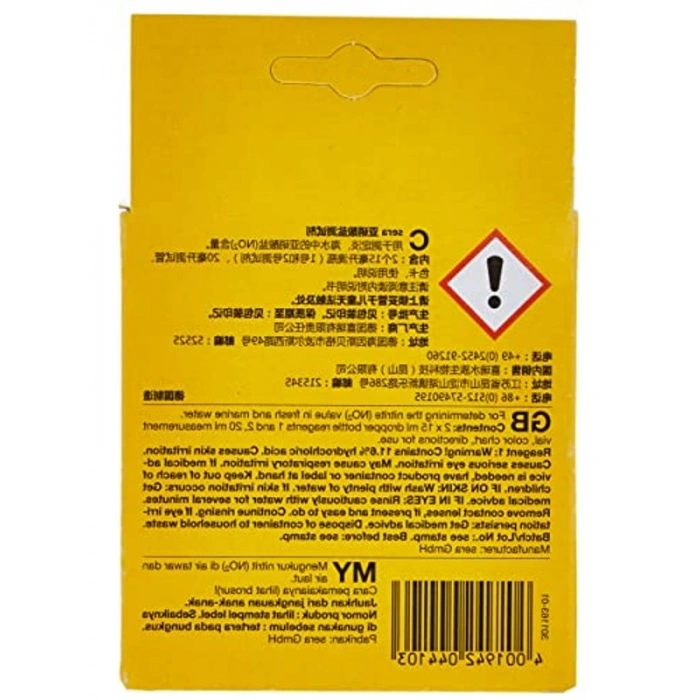 Nitrit Testi - 15 ml, Su Kalitesi Kontrolü İçin