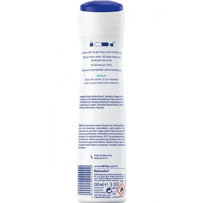 NIVEA Kadın Sprey Deodorant Fresh Natural 150ml