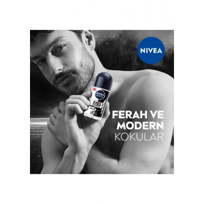 NIVEA Men Erkek Roll-on Deodorant Black&White Invisible Original 50ml