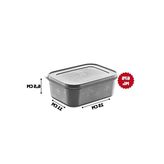 No Frost Silikon Saklama Kabı | Kapaklı, 675ml