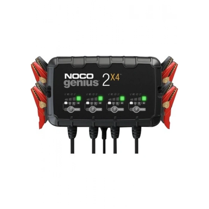 NOCO GENIUS2X4 6V/12V 40A Çoklu/4’Lü Akıllı Akü Şarj ve Akü Bakım/Desülfatör