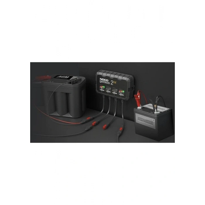 NOCO GENIUS2X4 6V/12V 40A Çoklu/4’Lü Akıllı Akü Şarj ve Akü Bakım/Desülfatör