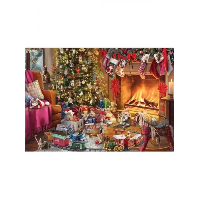 Noel Temalı 500 Parça Puzzle, Anatolian Puzzle Serisi