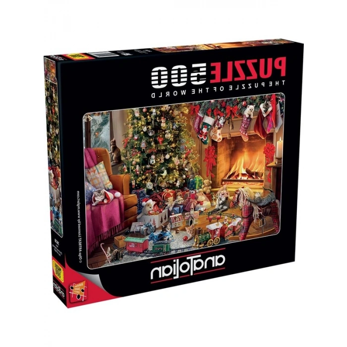 Noel Temalı 500 Parça Puzzle, Anatolian Puzzle Serisi