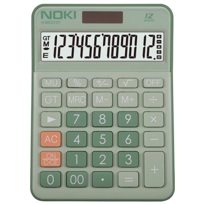 Noki Hesap Makinesi 12 Hane H-MC012 Yeşil