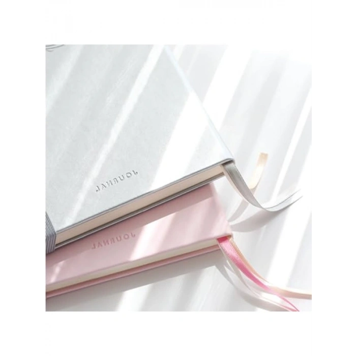 Noktalı A5 Bullet Journal Defteri, 140 gr, 80 Yaprak, Cotton Candy Renk