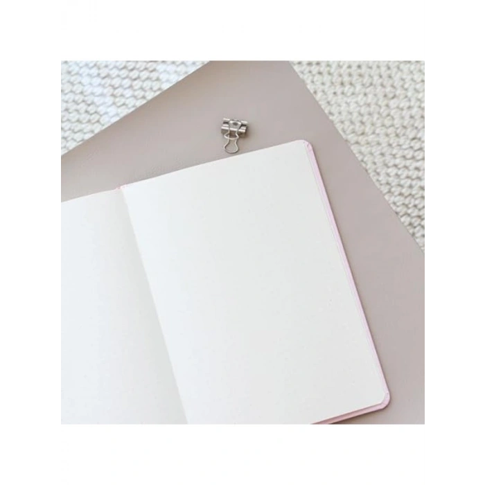Noktalı A5 Bullet Journal Defteri, 140 gr, 80 Yaprak, Cotton Candy Renk