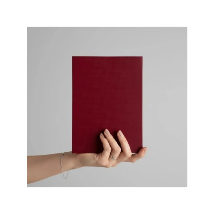 Noktalı Not Defteri, 64 Yaprak, A5 Boyut, Bordo