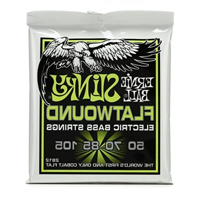 Normal Slinky Flatwound Elektrik Bas Telleri - Ölçü 50-105